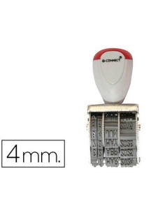 FECHADOR Q-CONNECT CON BANDA INCLUIDO DIA-MES-AÑO 4MM