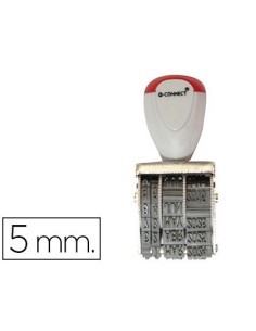 FECHADOR Q-CONNECT CON BANDA INCLUIDA DIA-MES-AÑO 5MM