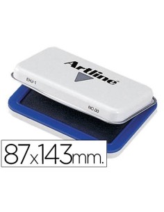 TAMPON ARTLINE N.2 AZUL 87X143 MM