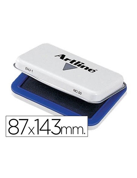 TAMPON ARTLINE N.2 AZUL 87X143 MM
