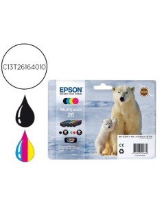 INK-JET EPSON 26XP 600 / 605 / 700 / 800 AMARILLO CIAN MAGENTA NEGRO 300 PAG