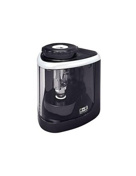 SACAPUNTAS M+R ELECTRICO DE SOBREMESA UN USO COLOR GRIS ANTRACITA