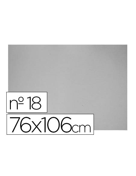 CARTON GRIS N. 18 76X106 CM HOJA