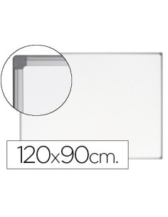 PIZARRA BLANCA BI-OFFICE EARTH-IT MAGNETICA DE ACERO VITRIFICADO MARCO DE ALUMINIO 120 X 90 CM CON BANDEJA PARA