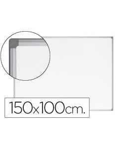 PIZARRA BLANCA BI-OFFICE EARTH-IT MAGNETICA DE ACERO VITRIFICADO MARCO DE ALUMINIO 100 X 150 CM CON BANDEJA PARA