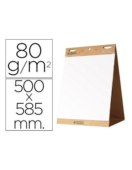 BLOC CONGRESO BI-OFFICE LISO AUTOADHESIVO SOBREMESA 500 X 585 MM PAPEL DE 80G/M