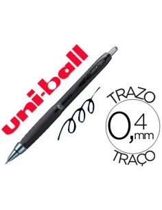 BOLIGRAFO UNI-BALL ROLLER UMN-307 RETRACTIL 0,7 MM TINTA GEL NEGRO
