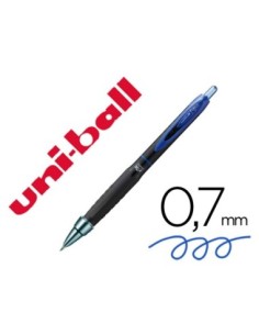BOLIGRAFO UNI-BALL ROLLER UMN-307 RETRACTIL 0,7 MM TINTA GEL AZUL