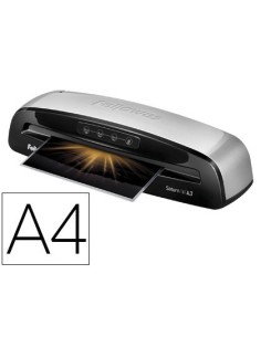 PLASTIFICADORA FELLOWES SATURN 3I DIN A4 2 RODILLOS SISTEMA ANTIATASCO HASTA 125 MICRAS