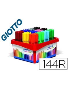 ROTULADOR GIOTTO TURBO COLOR SCHOOL PACK DE 144 UNIDADES 12 COLORES X 12 UNIDADES