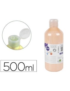 PINTURA DEDOS LIDERPAPEL BOTELLA DE 500 ML CARNE
