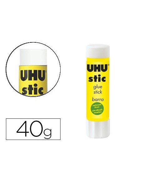 PEGAMENTO UHU EN BARRA 40 GR UNIDAD