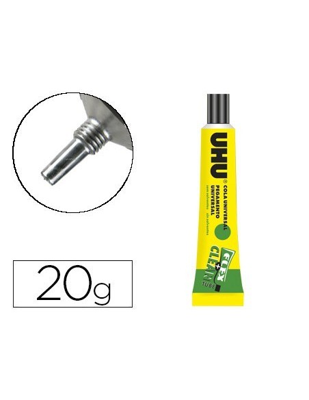 PEGAMENTO UHU UNIVERSAL FLEX+CLEAN SIN DISOLVENTE 20 GR UNIDAD