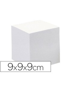 TACO PAPEL QUO VADIS ENCOLADO BLANCO 680 HOJAS 100% RECICLADO 90 G/M2 90X90X90 MM