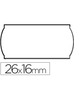 ETIQUETAS METO ONDULADAS 26 X 16 MM BLANCA ADH. ROLLO DE 1200 ETIQUETAS