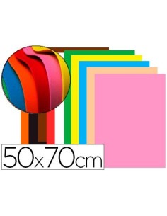 GOMA EVA LIDERPAPEL 50X70CM 60G/M2 ESPESOR 1,5MM COLORES SURTIDOS