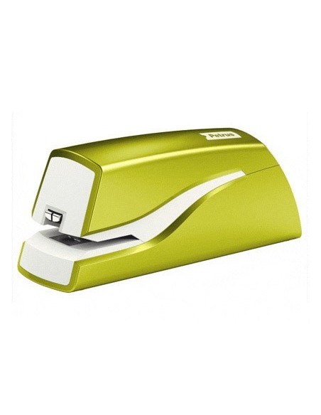 GRAPADORA PETRUS ELECTRICA E-310 WOW VERDE METALIZADO CAPACIDAD 12 HOJAS USA GRAPA N. 10