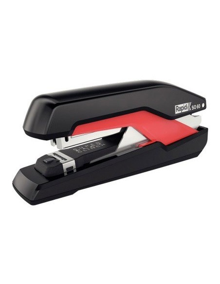 GRAPADORA RAPID SO60 NEGRO/ROJO CAPACIDAD 60 HOJAS