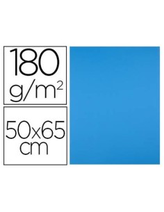 CARTULINA LIDERPAPEL 50X65 CM 180G/M2 TURQUESA PAQUETE DE 25