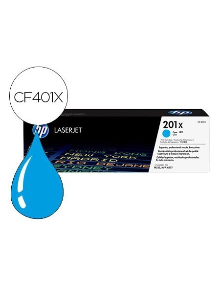 TONER HP 201X LASERJET PRO M252 / MFP M277 CIAN 2.300 PAG