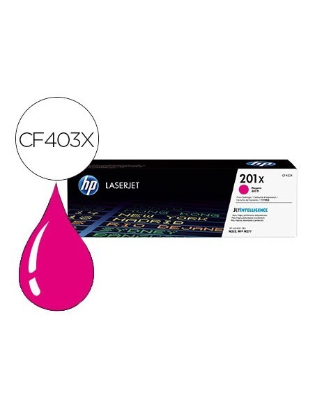 TONER HP 201X LASERJET PRO M252 /MFP M277 MAGENTA 2.300 PAG