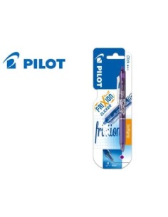 BOLIGRAFO PILOT FRIXION CLICKER BORRABLE 0,7 MM COLOR VIOLETA EN BLISTER