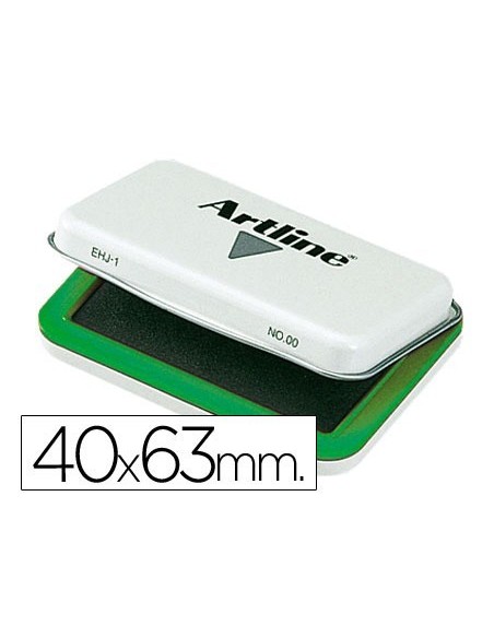 TAMPON ARTLINE N.00 VERDE 40X63 MM