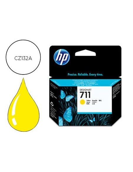 INK-JET HP N.711 AMARILLO 29 ML DESIGNJET T120 / T520