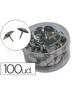 CHINCHETA LIDERPAPEL NIQUELADA CAJA DE 100 UNIDADES