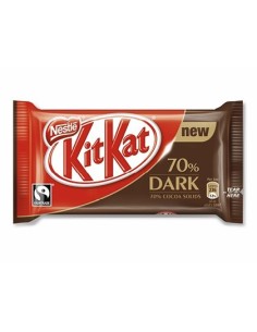 KIT KAT NESTLE DARK 70% CACAO PAQUETE DE 4 BARRITAS 41,5 GR