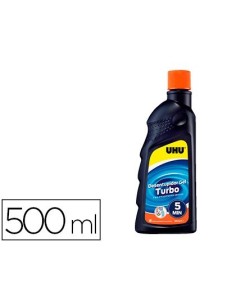 DESATASCADOR DE TUBERIAS GEL UHU TURBO BOTELLA 500 ML