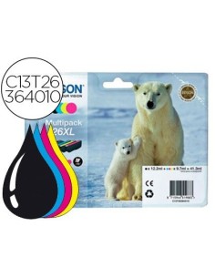 INK-JET EPSON 26XL XP600 / XP700 / XP800 PACK MULTICOLOR 700 PAG