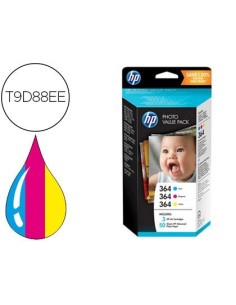 INK-JET HP 364 DESKJET3070A / PHOTOSMART 5510 / B010A / C309N / B8550 / C63241 / D5460 PACK MULTICOLOR