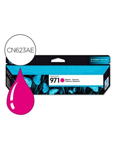 INK-JET HP 971 OFFICEJET PRO X451 / X551 / X476 / X576 MAGENTA 2.500 PAG