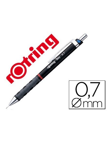 PORTAMINAS ROTRING TIKKY 0,7 MM NEGRO