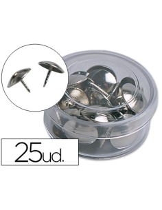 CHINCHETA LIDERPAPEL NIQUELADA CAJA DE 25 UNIDADES