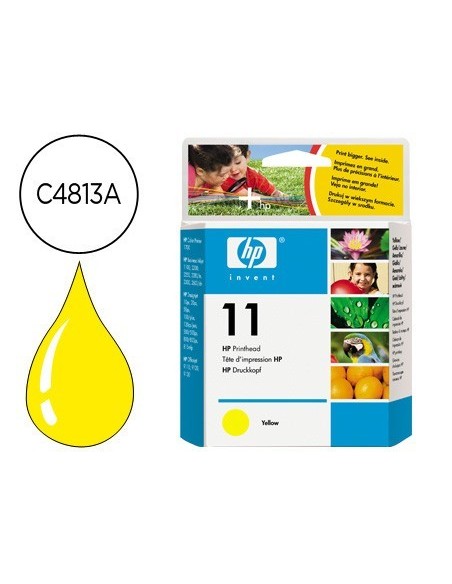 CABEZAL DE IMPRESION HP 70 100+5 800 SER BUSI 100 2200 2300 2600 2800 CP1700 OJ9100 K850 N.11 AMARILLO