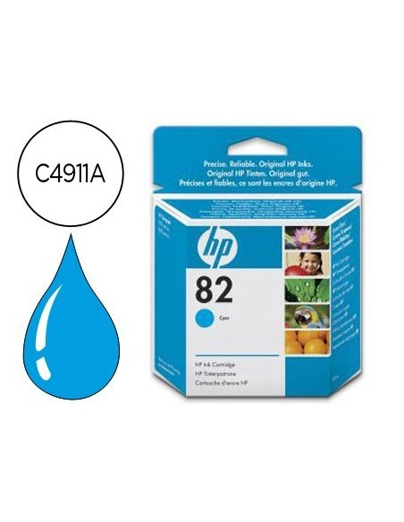 INK-JET HP DESIGNJET 500/800 P RINTER SERIES N.82 CIAN