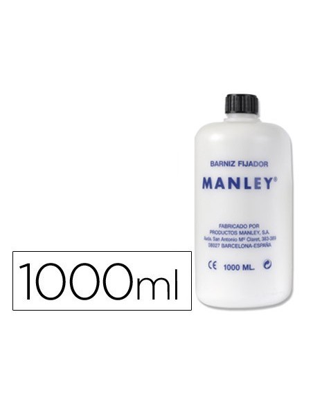 BARNIZ FIJATIVO MANLEY ACABADO BRILLANTE BOTE DE 1000ML