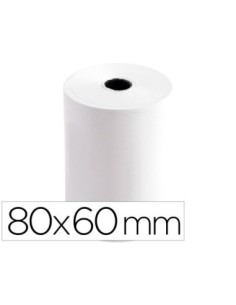 ROLLO SUMADORA TERMICO Q-CONNECT 80 MM ANCHO X 60 MM DIAMETRO SIN BISFENOL A