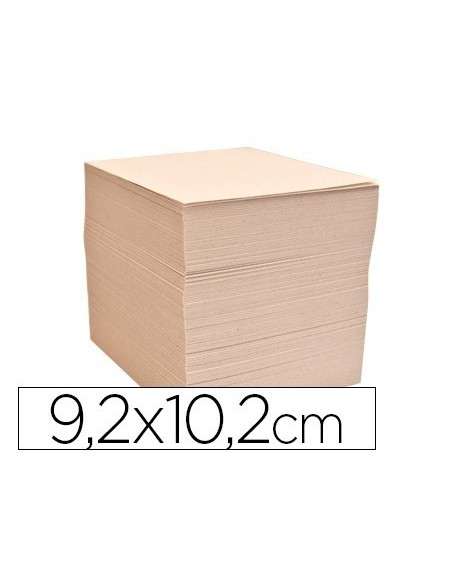 TACO PAPEL LIDERPAPEL ENCOLADO 92X102 MM CREMA