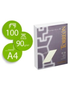 PAPEL TORREON AHUESADO A4 90 GR PAQUETE DE 100 HOJAS