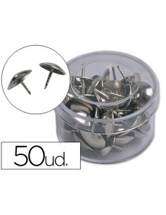 CHINCHETA LIDERPAPEL NIQUELADA CAJA DE 50 UNIDADES