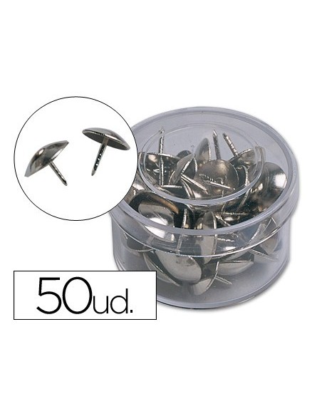 CHINCHETA LIDERPAPEL NIQUELADA CAJA DE 50 UNIDADES