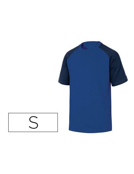 CAMISETA DE ALGODON DELTAPLUS COLOR AZUL TALLA S