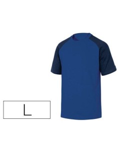 CAMISETA DE ALGODON DELTAPLUS COLOR AZUL TALLA L