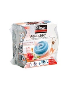 RECAMBIO PASTILLA DESHUMIDIFICADOR RUBSON AERO 360. AROMATERAPIA FRESCURA