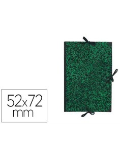 CARPETA DIBUJO CANSON CLASSIC 52X72 CM CON LAZOS MARMOL VERDE