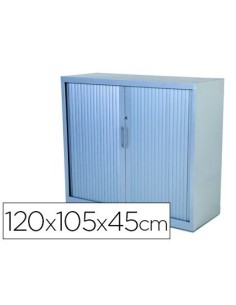 ARMARIO METALICO ROCADA DOS PUERTAS TIPO PERSIANA INCLUYE DOS BALDA SERIE STORE 120X105X45 CM ACABADO AC00