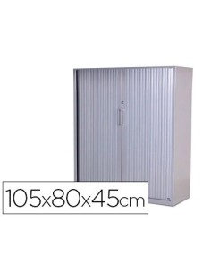 ARMARIO METALICO ROCADA DOS PUERTAS TIPO PERSIANA INCLUYE DOS BALDA SERIE STORE 105X80X45 CM ACABADO AC00